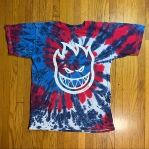 Tie-dye spitfire shirt